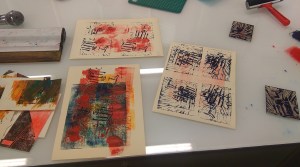 Lino cuts Bernhard Gaul