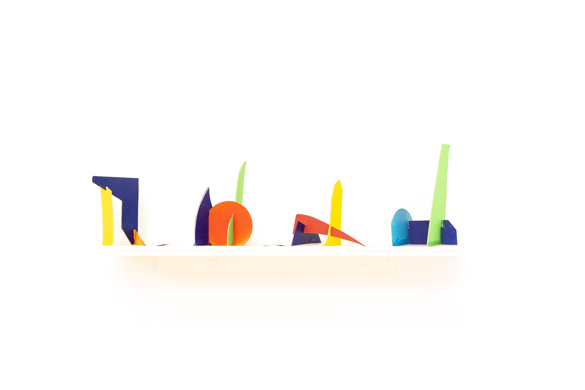 All the World’s a Stage, acrylic paint, & wood Michael Stafford & Group